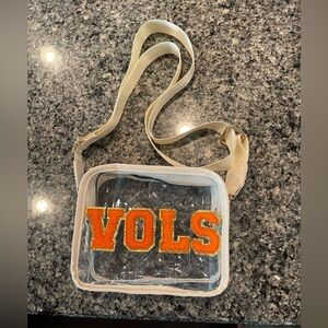 VOLS clear stadium purse crossbody